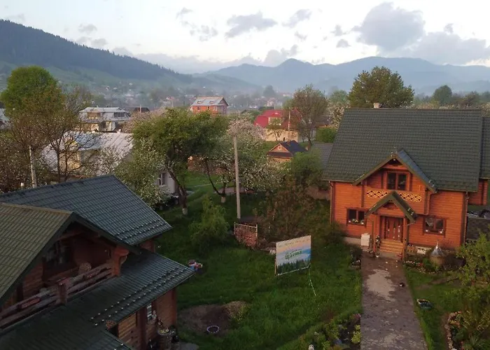 山林小屋 карпатське щастя 韦尔霍维纳